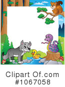 Royalty Free  Rf  Forest Animal Border Clipart Stock Illustrations