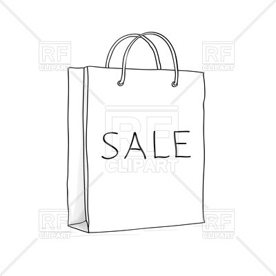     Bag With Word Sale 42054 Download Royalty Free Vector Clipart  Eps