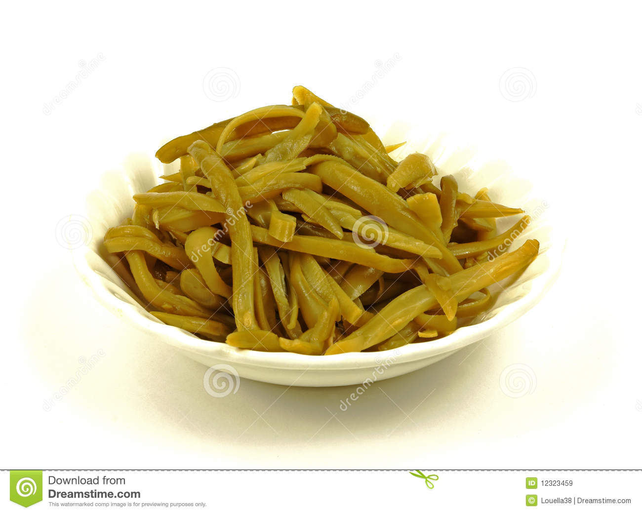 Bowl Fancy Green Beans Royalty Free Stock Images   Image  12323459