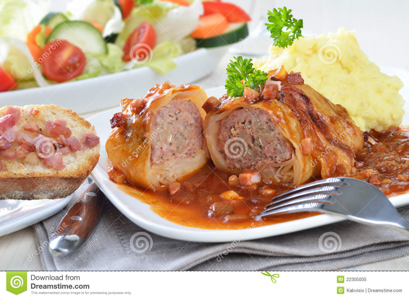 Cabbage Rolls Royalty Free Stock Photo   Image  22305005
