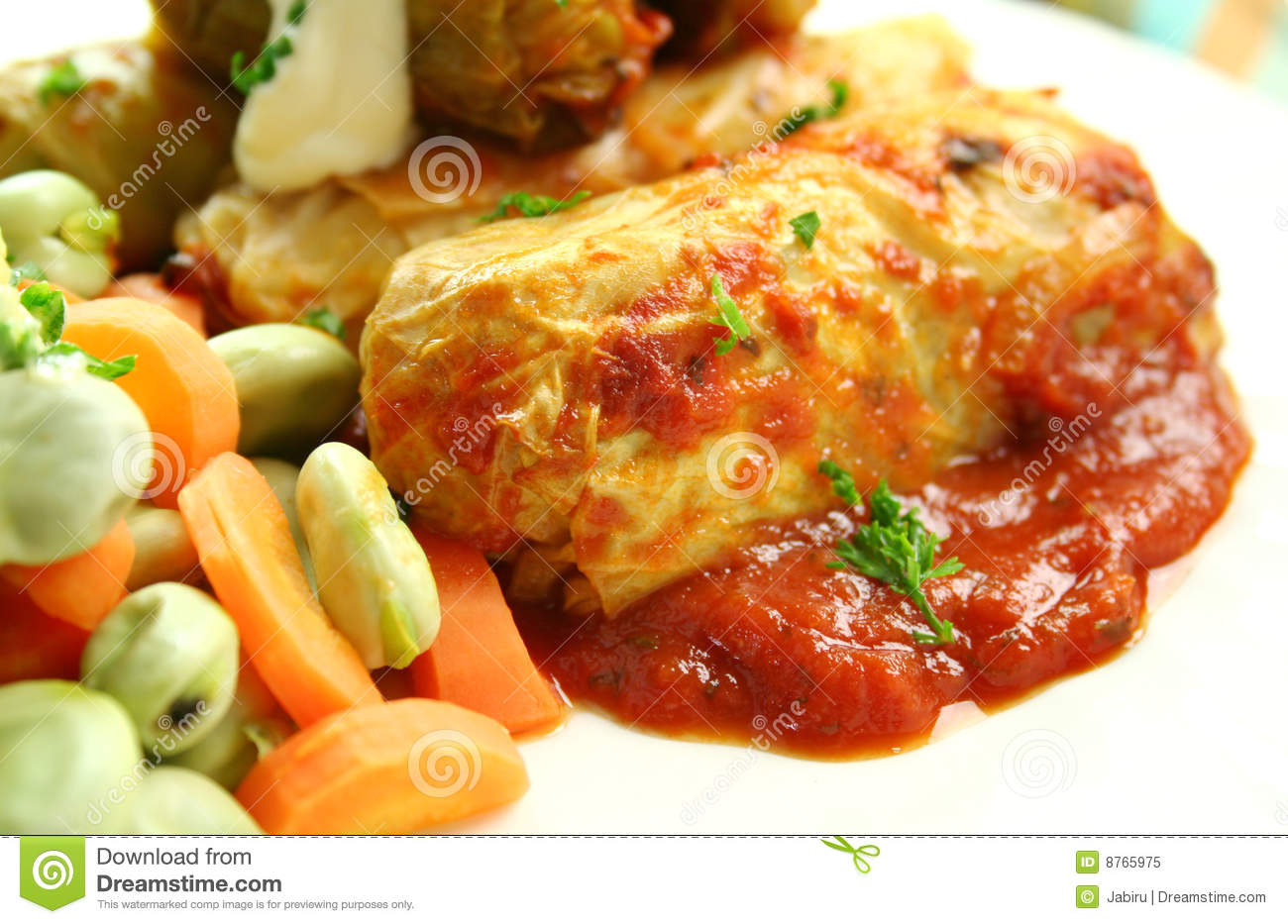 Cabbage Rolls Royalty Free Stock Photo   Image  8765975