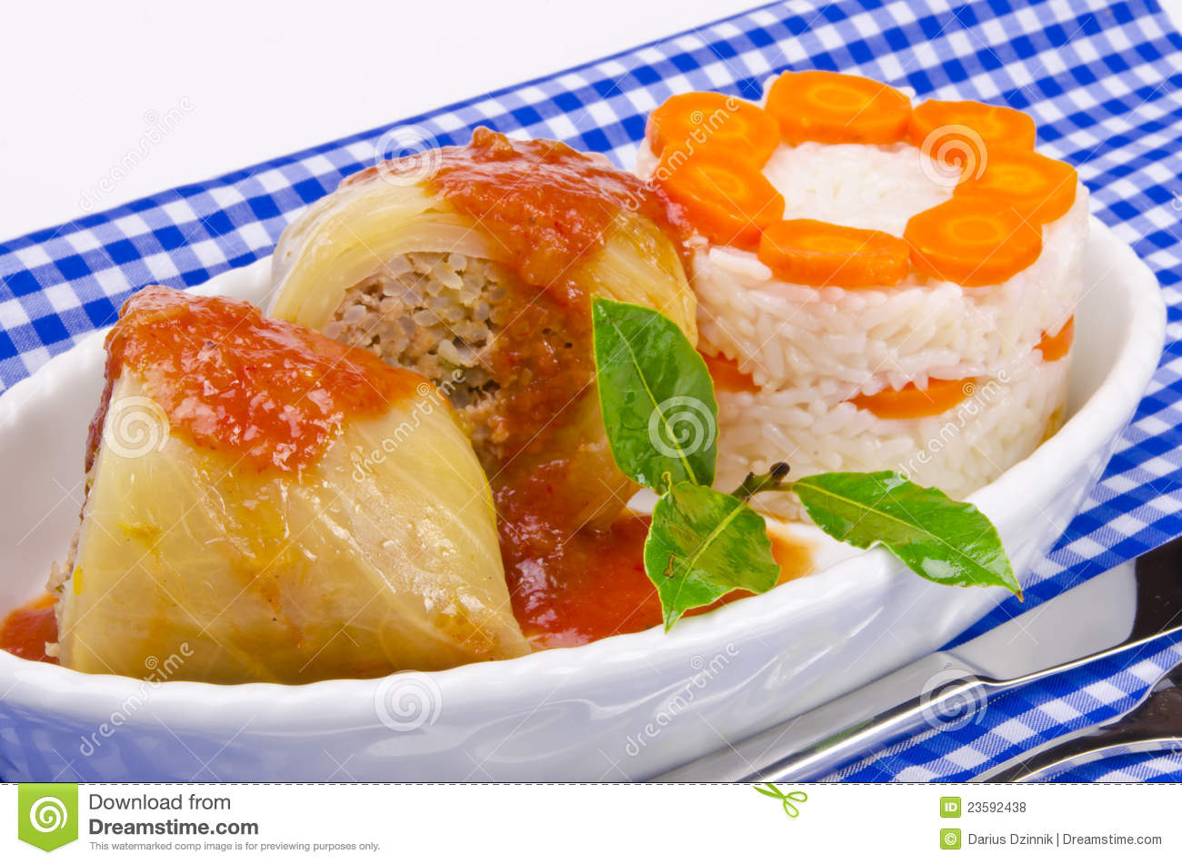 Cabbage Rolls Royalty Free Stock Photos   Image  23592438