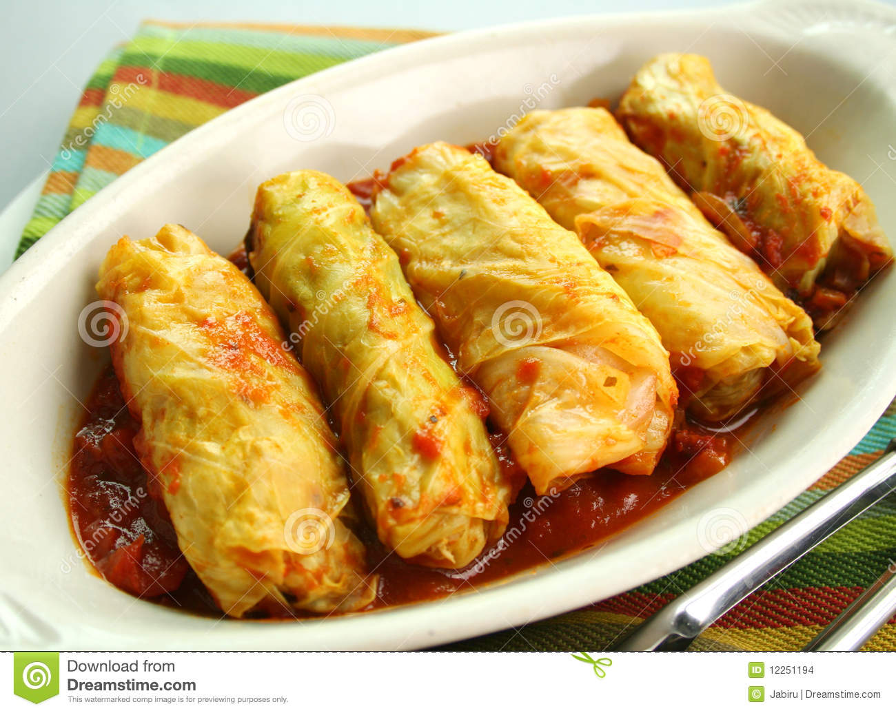 Cabbage Rolls Stock Images   Image  12251194