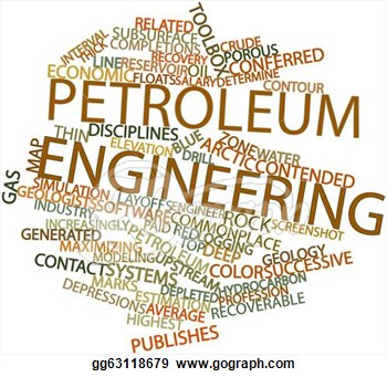 Clipart   Abstract Word Cloud For Petroleum Engineering With Related    