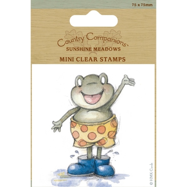 Country Companions Sunshine Meadow Mini Clear Stamp Frog 10609 P Jpg