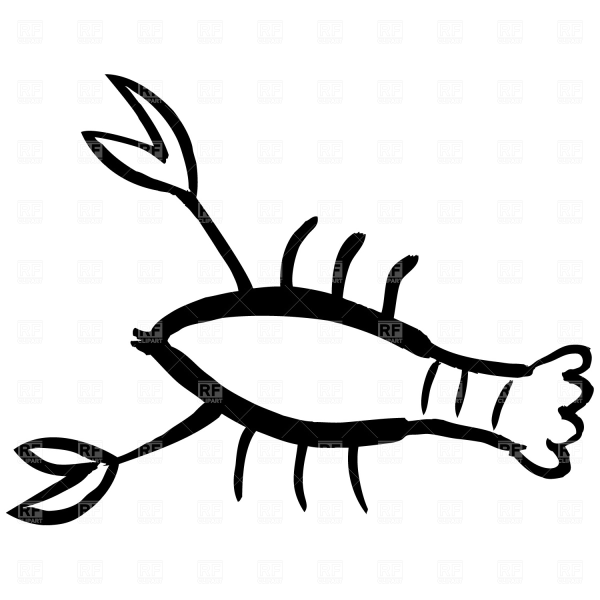 Lobster Claw Silhouette   Clipart Panda   Free Clipart Images