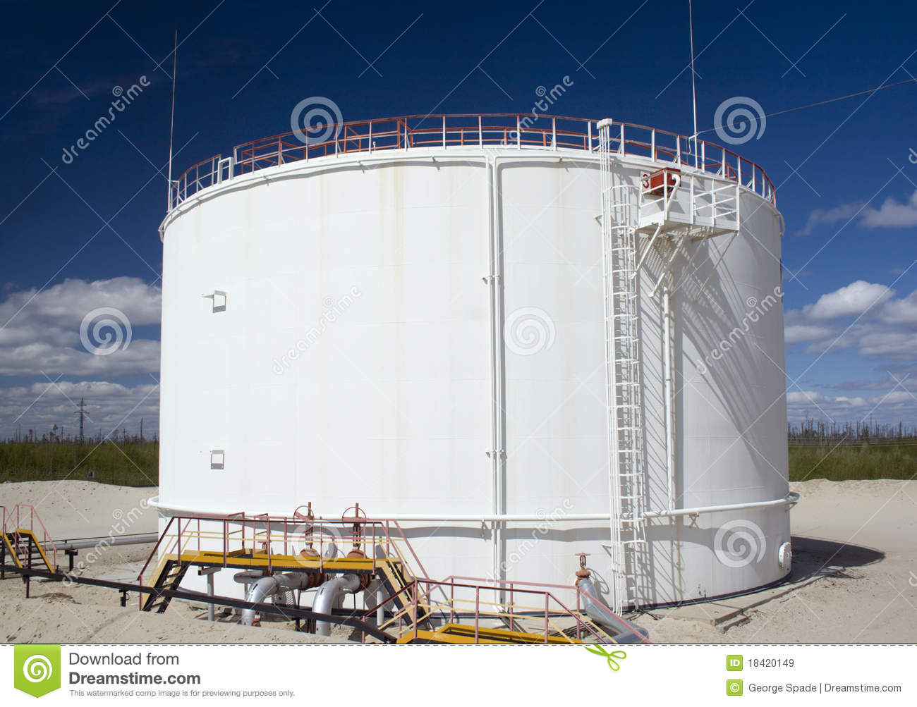 Oil Reservoir Royalty Free Stock Images   Image  18420149