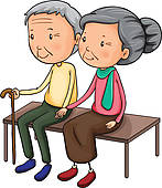 Old Couple Clipart Royalty Free  1567 Old Couple Clip Art Vector Eps