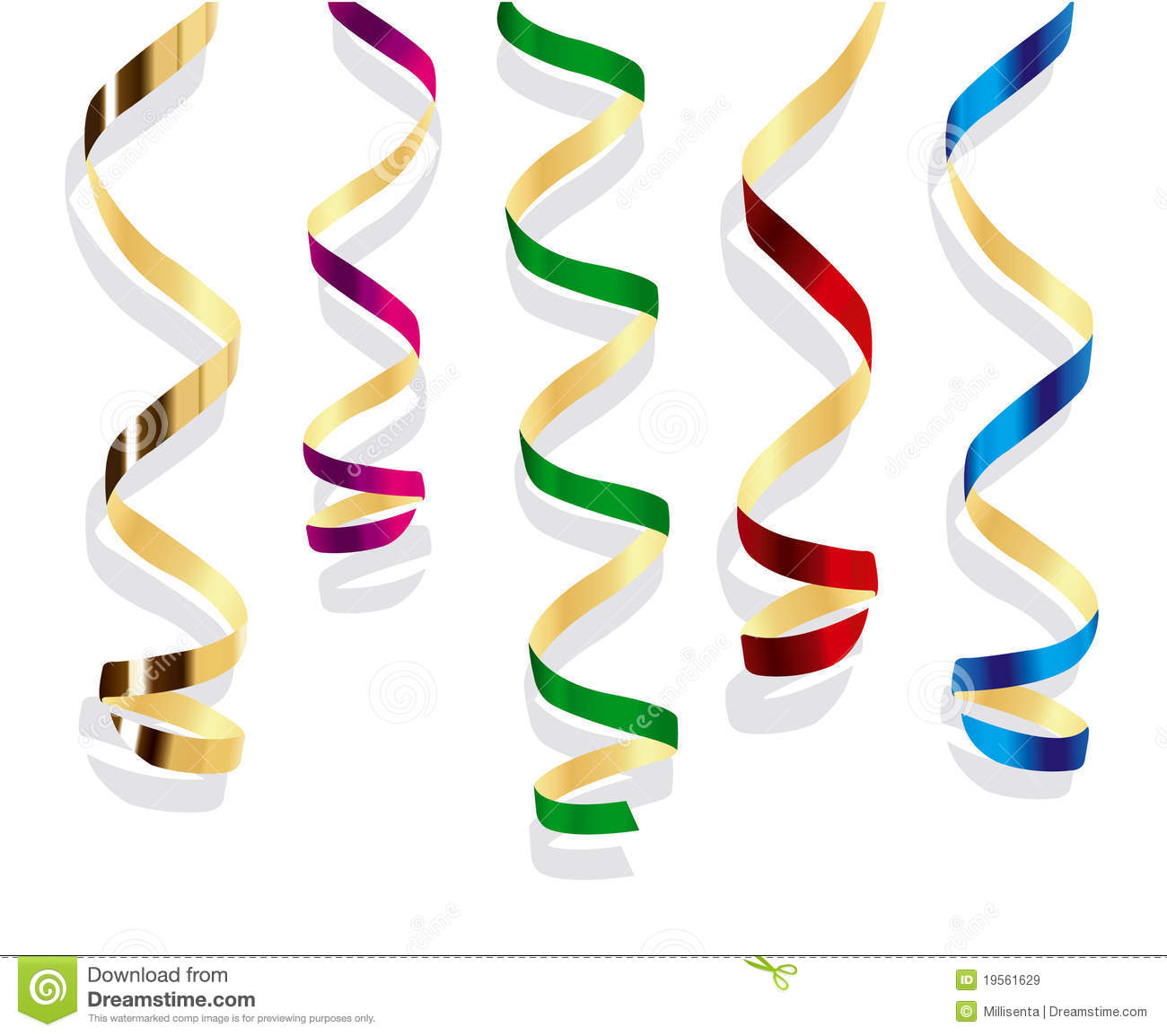 Party Streamers  Royalty Free Stock Images   Image  19561629