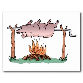 Pig Chefs Holding Bbq Ribs Bbq 023a About This Item Clipart Of 3