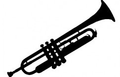 Trumpet Silhouette   Clipart Best