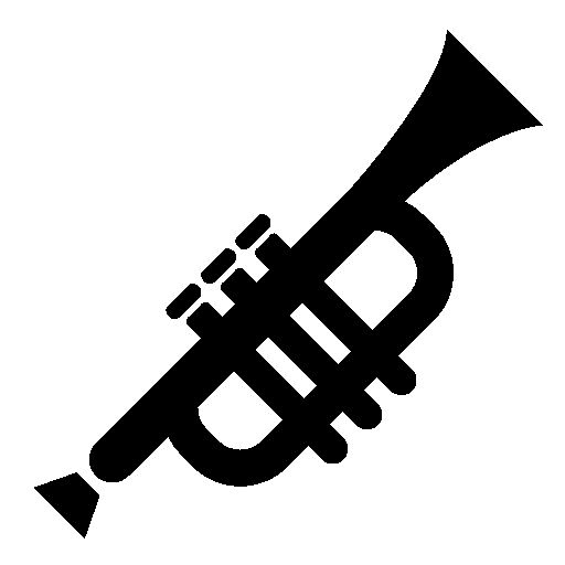 Trumpet Silhouette Free Icon