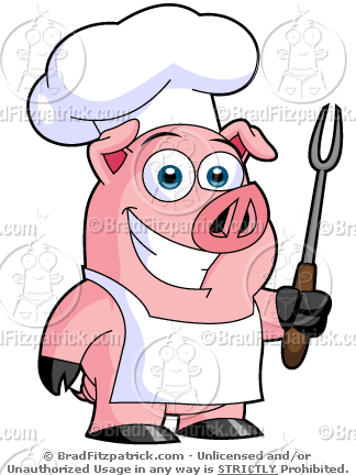 Cute Cartoon Chef Pig    Chef Pig Cartoon Pictures   Clipart