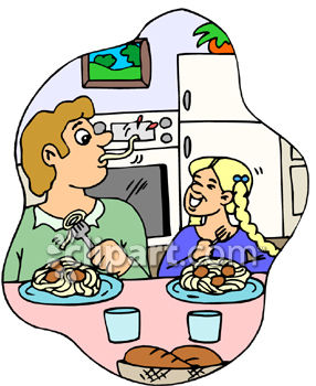 Eating Dinner Clipart   Clipart Panda   Free Clipart Images