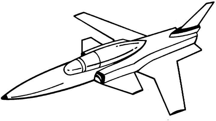 Fighter Jet Coloring Pages 