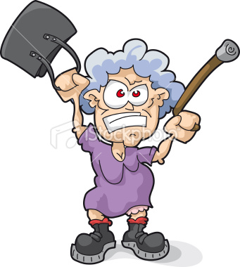 Go Back   Gallery For   Mean Old Lady Cartoon