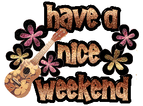 Have A Nice Weekend Glitter Comment  Text Reads Have A Nice Weekend