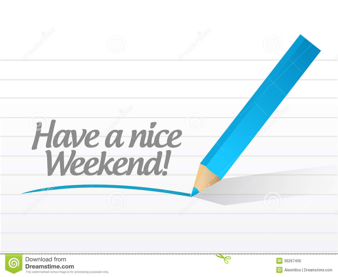 Have A Nice Weekend Illustration Design Royalty Free Stock Image