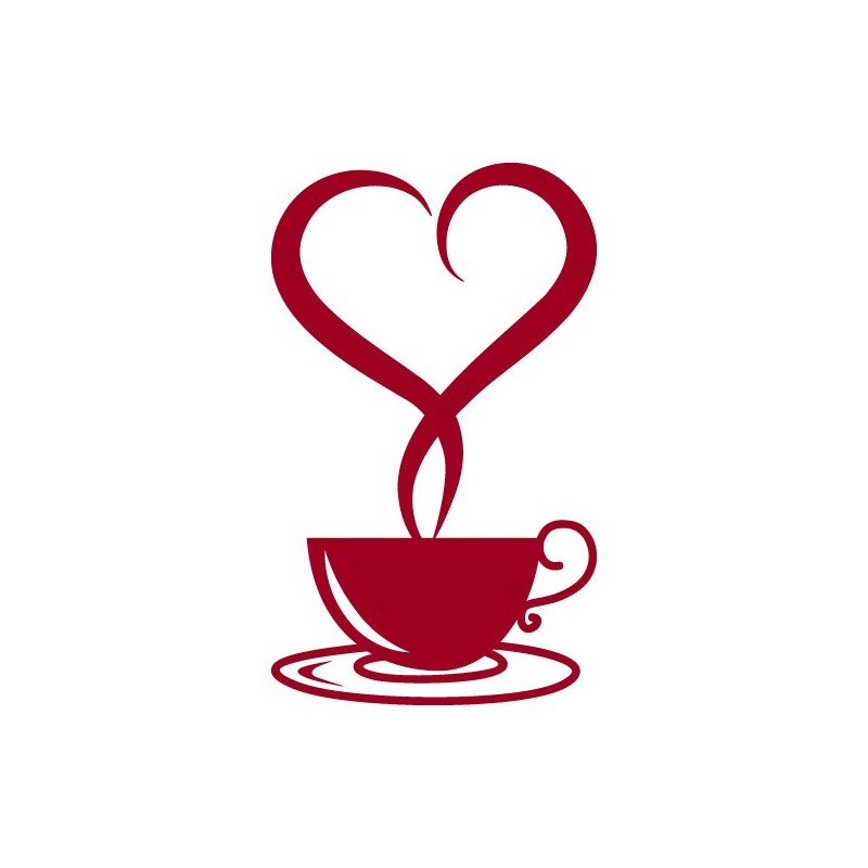 Home   Kitchen   Dining   Coffee Cup Steaming Hearts
