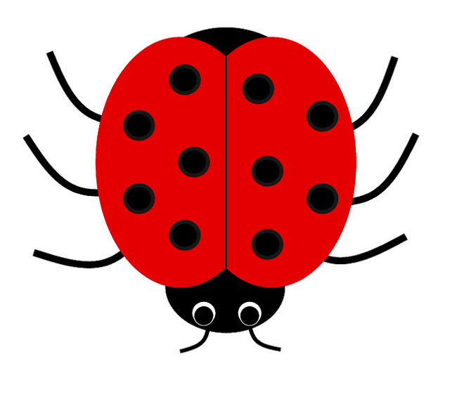 Ladybug Clip Art Cute Style Lge 12 Cm Wide   This Clipart