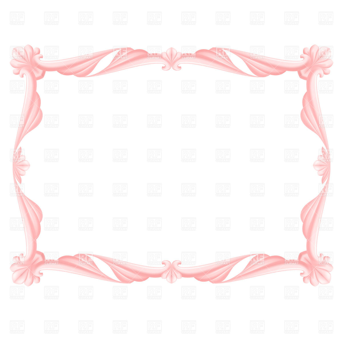 Pink Beautiful Frame Borders And Frames Download Royalty Free Vector    