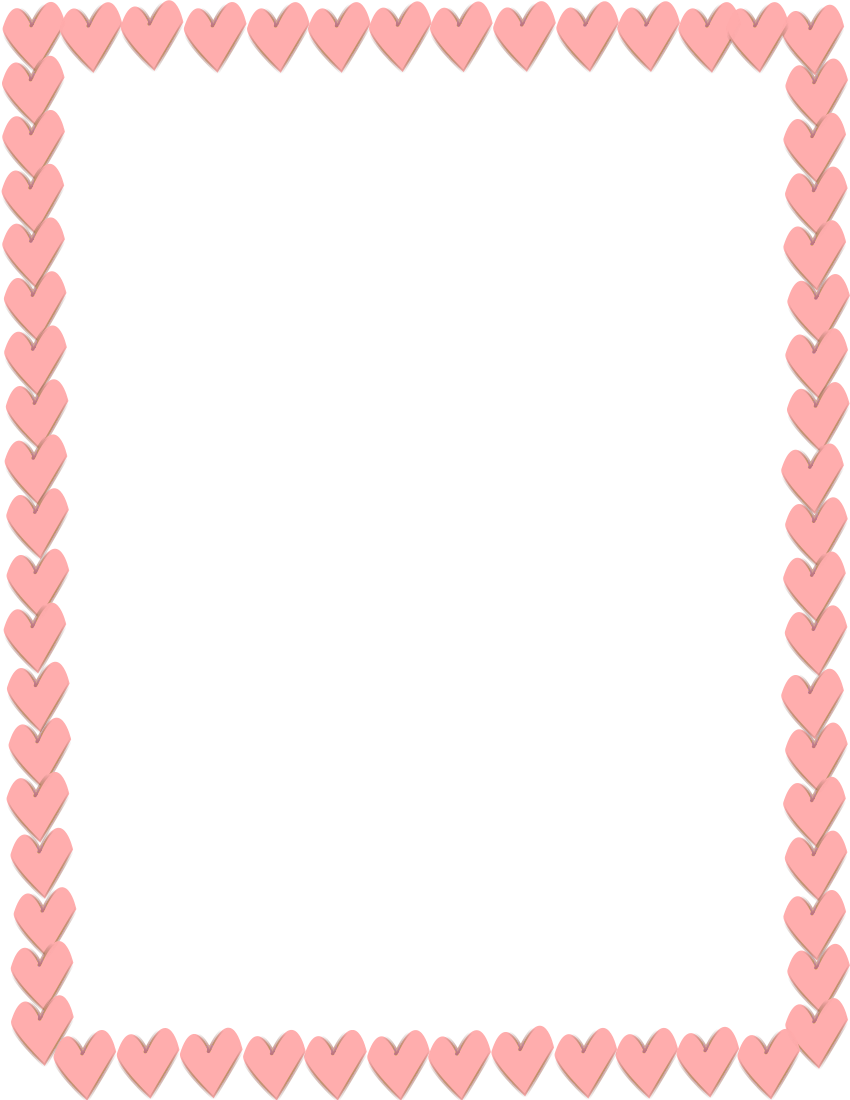 Pink Hearts Border   Http   Www Wpclipart Com Page Frames Holiday