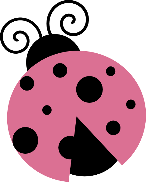 Pink Lady Bug Clip Art At Clker Com   Vector Clip Art Online Royalty    
