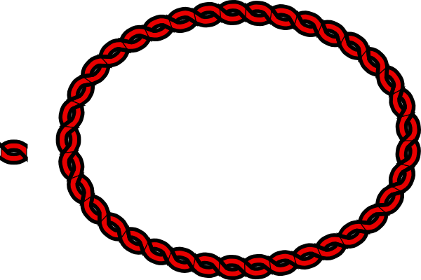 Red Rope Border Clip Art At Clker Com   Vector Clip Art Online