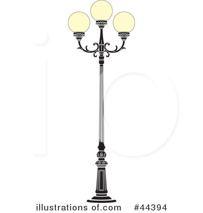 Royalty Free  Rf  Street Lamp Clipart Illustration By Frisko   Stock