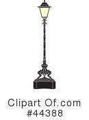 Royalty Free Street Lamp Clipart Illustration 44388tn Jpg
