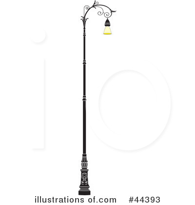 Royalty Free Street Lamp Clipart Illustration 44393 Jpg
