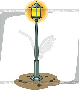 Street Lamp   Vector Clipart