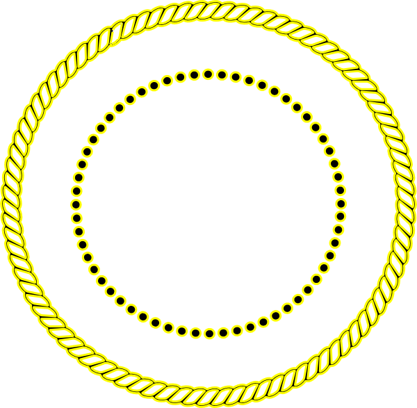 Yellow Rope Border Clip Art At Clker Com   Vector Clip Art Online