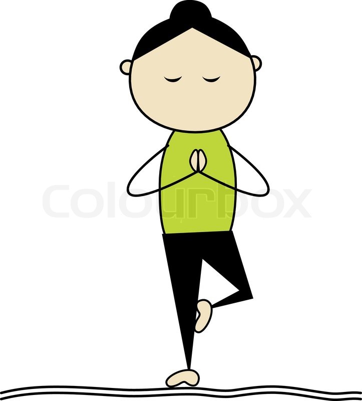 Yoga Poses Symbols Set In Shutterstock Eps Vector 75475975 Clipart