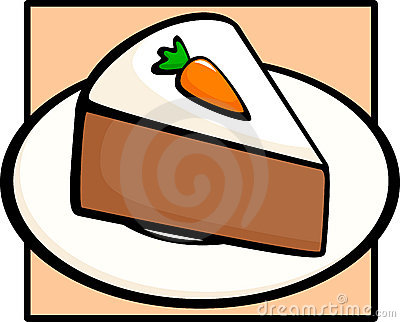 Carrot Cake In Dish Royalty Free Stock Photography   Image  20972367