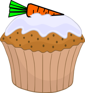 Carrot Cake Muffin Clip Art At Clker Com   Vector Clip Art Online