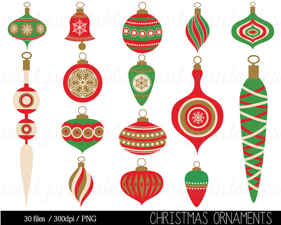 Christmas Balls Decoration Clipart Christmas Ornament Hanging Baubles