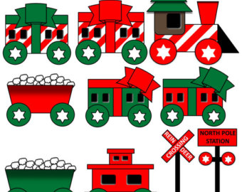 Christmas Train Clipart Zoo Train Animal Par Ade Set Clipart   Free    