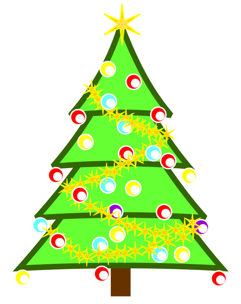 Christmas Tree Clip Art   Free Christmas Image Link To Us