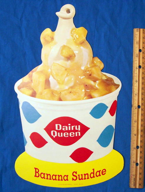 Dairy Queen   Dq   One Of A Kind   Promo Signs 1960 S
