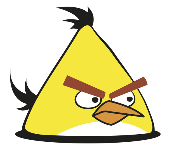 Eps File Of A Yellow Angry Bird Vector  Angry Bird Vector From The    