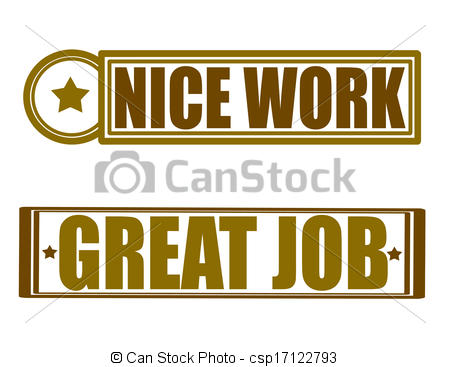 Eps Vectors Of Nice Work   Stamp With Text Nice Work Inside Vector    
