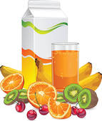 Fruits   Juice   Clipart Graphic