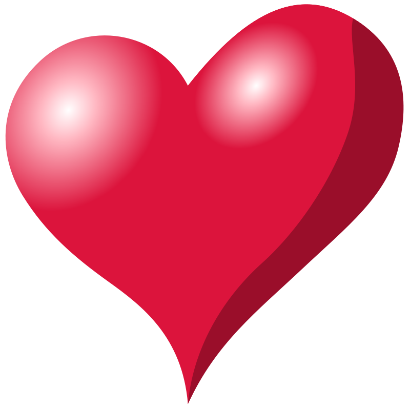 Heart Shape Clipart Pink Heart Shape Clip Art