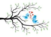 Love Birds Illustrations And Clipart