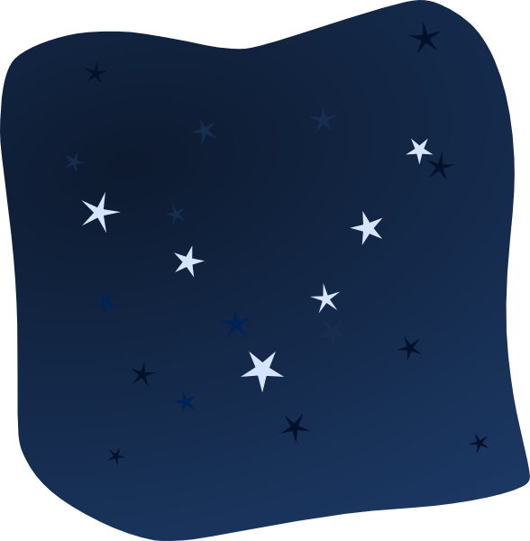 Night Stars Clip Art At Clker Com   Vector Clip Art Online Royalty