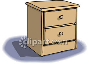 Nightstand   Royalty Free Clipart Picture