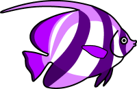 Purple Fish Clipart