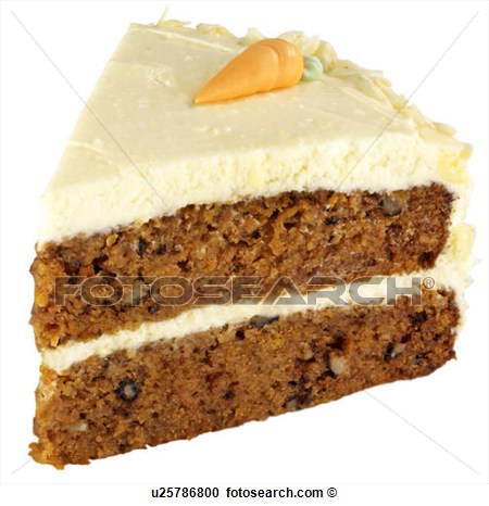 Stock Photography   Slice Of Carrot Cake On White  Fotosearch   Search    