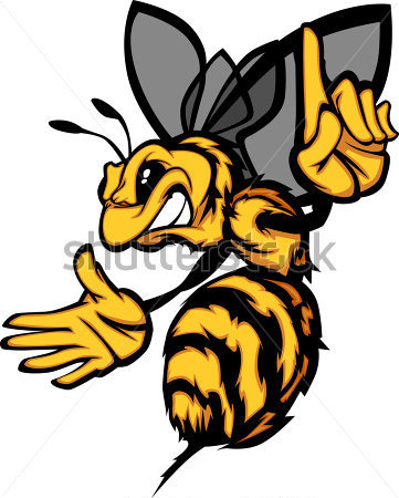 Browse   Animals   Wildlife   Hornet Bee Wasp Cartoon Vector Image